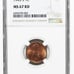 1945 S LINCOLN CENT NGC CERTIFIED MS67 RED DEEP FROSTY LUSTER COIN