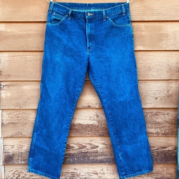 Dickies Classic Dark Wash Straight Leg Blue Jeans