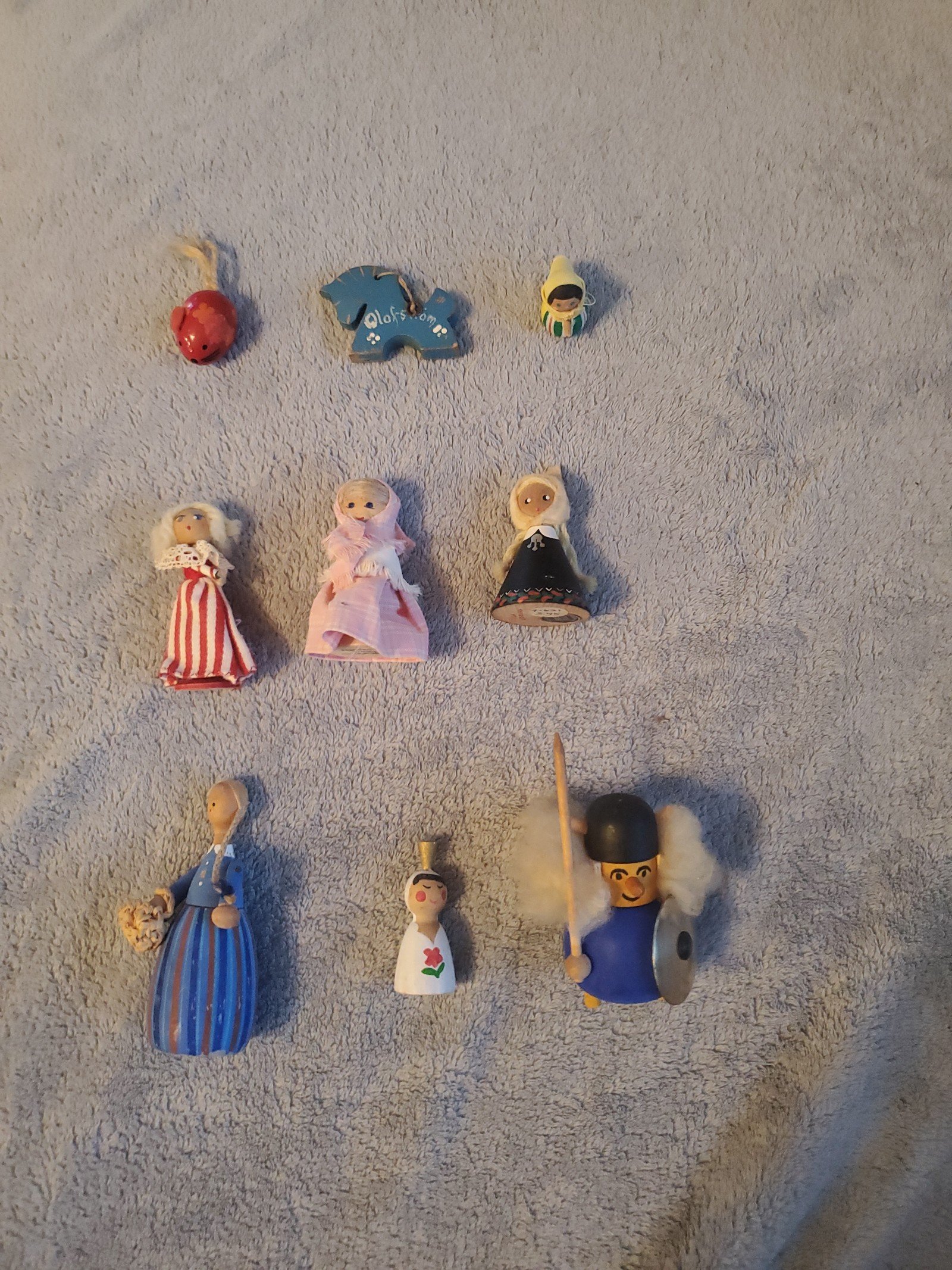 Vintage Scandinavian Wooden Dolls/Figurines