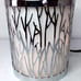 Yankee Candle Scenterpiece Silver Metal Light Up Tree Forest Wax Melt Warmer