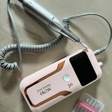 New Portable Nail Drill Professional 35000 RPM, Rechargeable Electric Nail File
