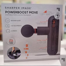 SHARPER IMAGE POWERBOOST MOVE portable percussion massager (new)