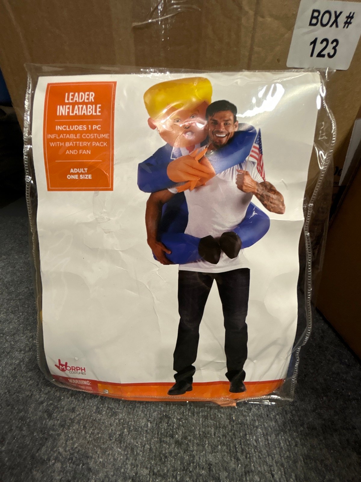 Donald Trump inflatable party costume