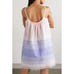 LEMLEM Womens Jelba Fringed Striped Cotton Mini Dress Pastel Pink Size Small