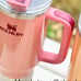 Winter Berry Shimmer Stanley 40oz tumbler