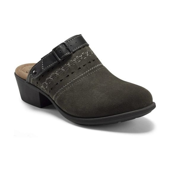Earth Origins Cady Slingback Clogs in Grey