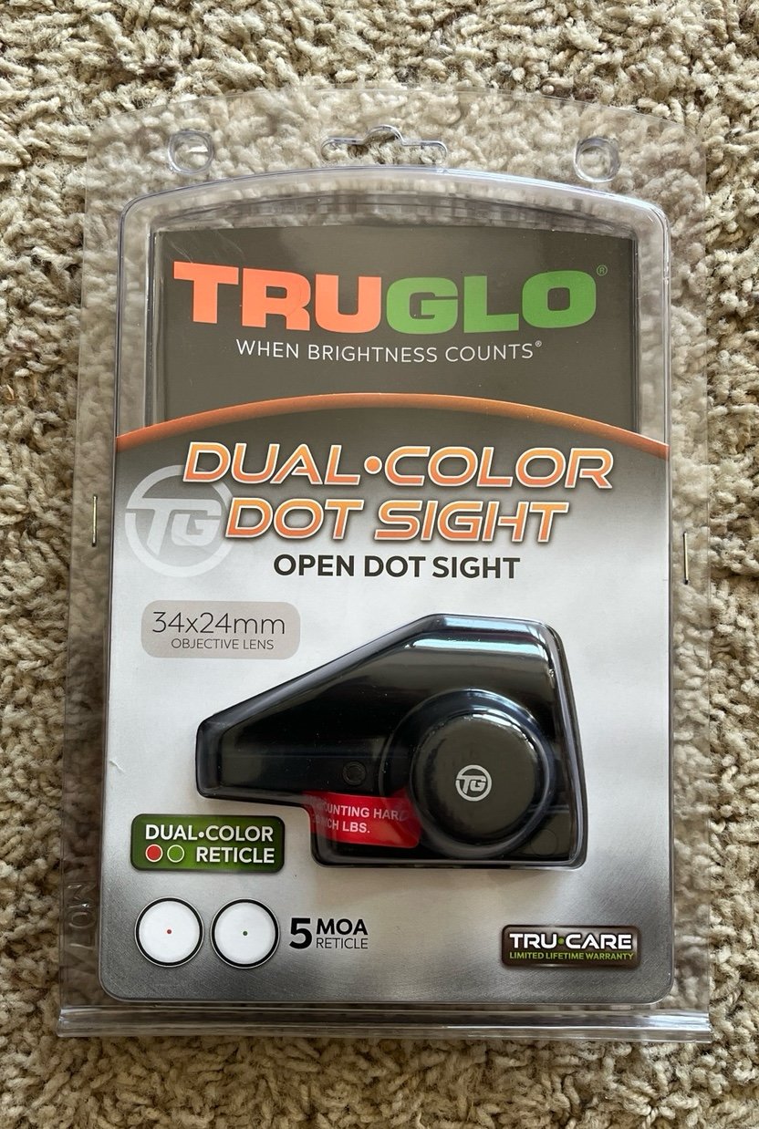 Truglo Dual Color 5 MOA Red Dot Green Dot Sight - TG-TG8385B