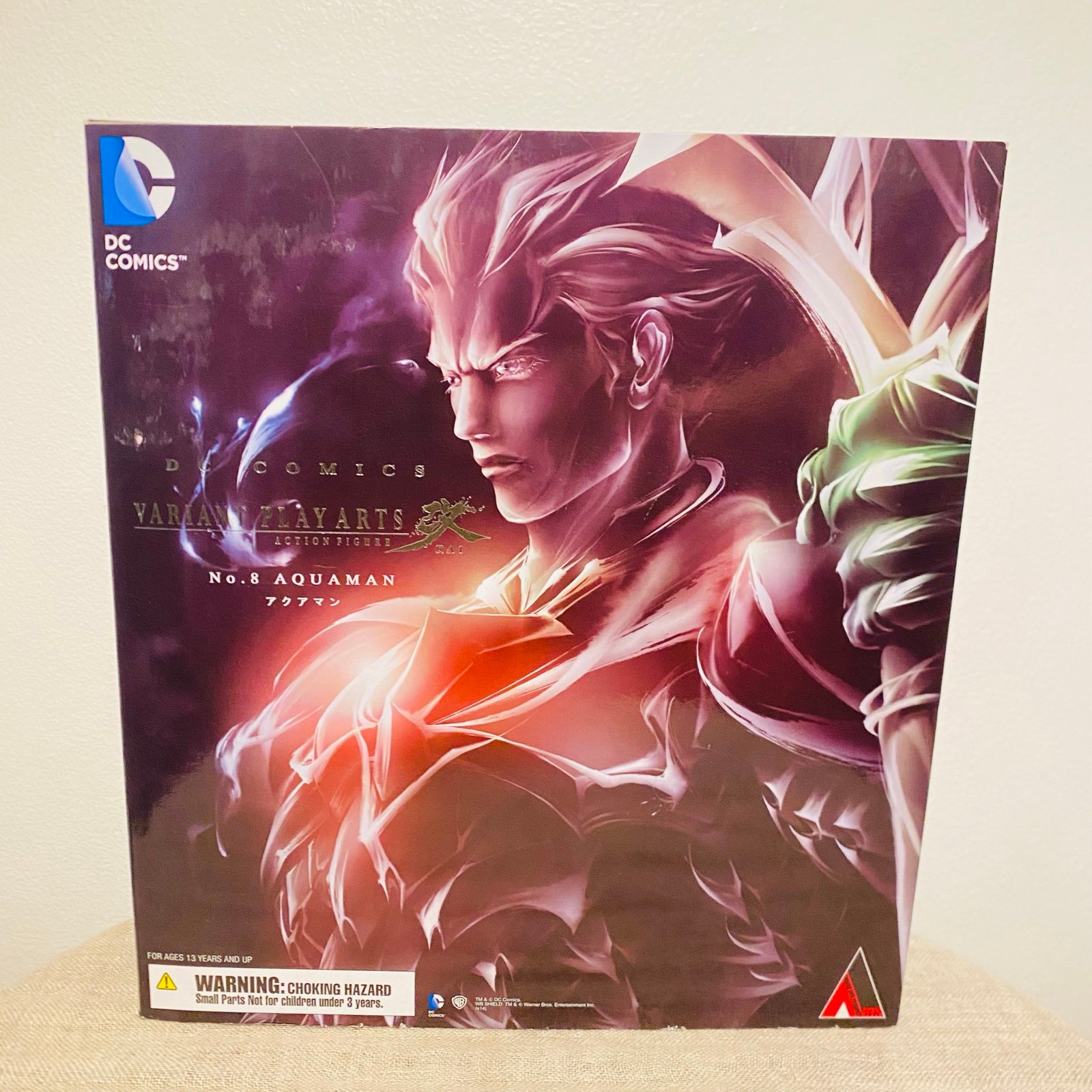 DC COMICS variant play arts kai AQUAMAN NO.8 ACTION FIGURE complete SQUARE ENIX