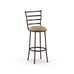 NEW 3 Pack Adjustable 24 or 29 Bronze Swivel Barstool, Tan Microfiber Seat