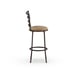 NEW 3 Pack Adjustable 24 or 29 Bronze Swivel Barstool, Tan Microfiber Seat