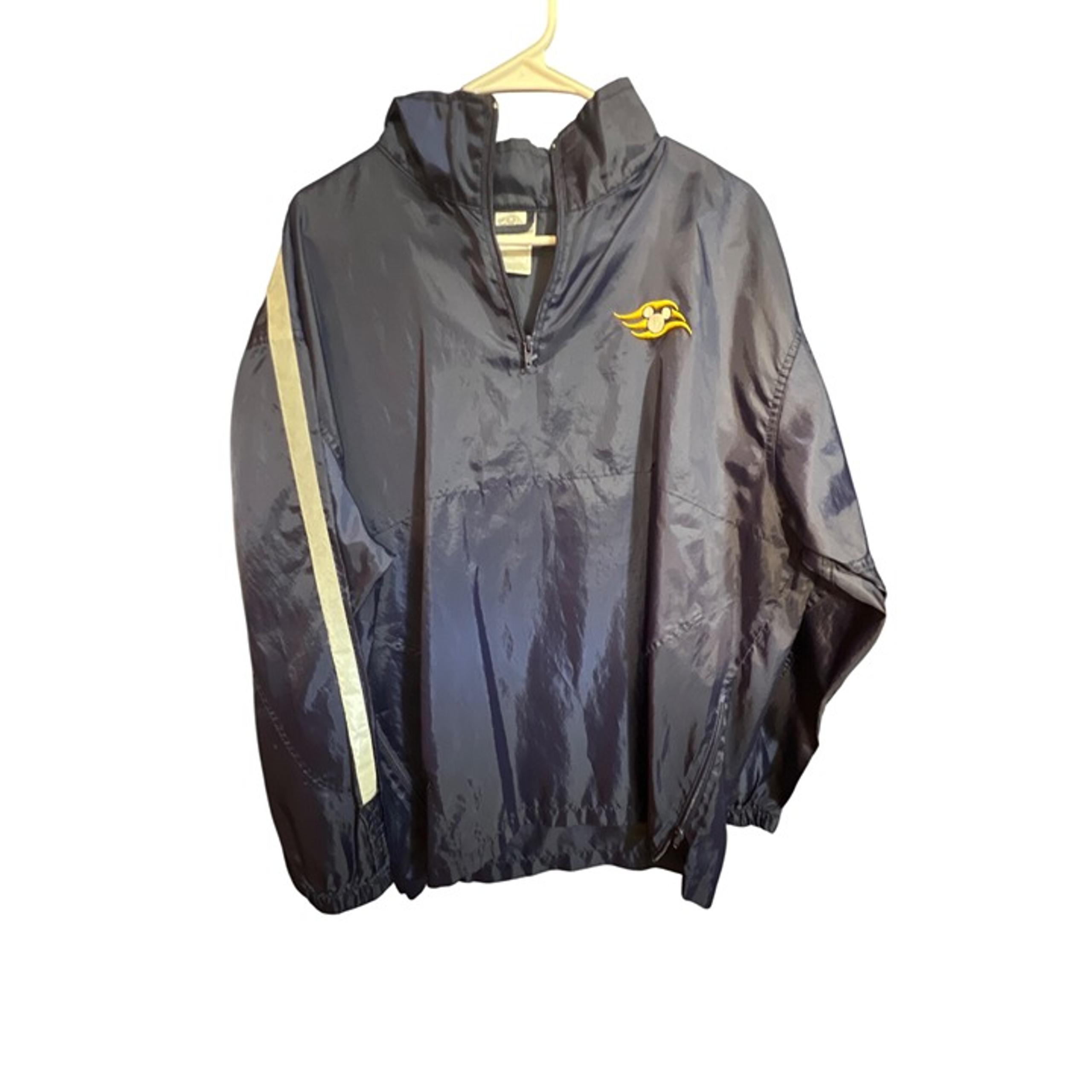 Disney Cruise Line Navy Windbreaker Jacket Size M/L