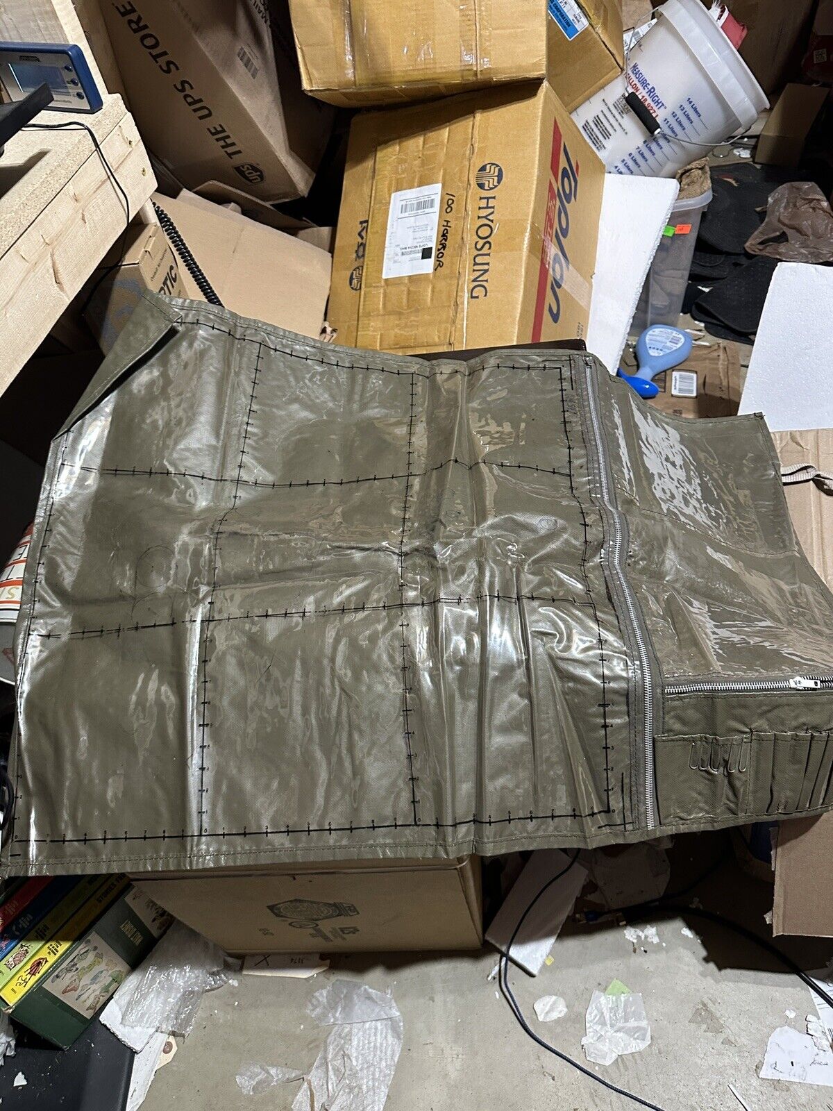 VTG US Military Army Roll Protective Map Case