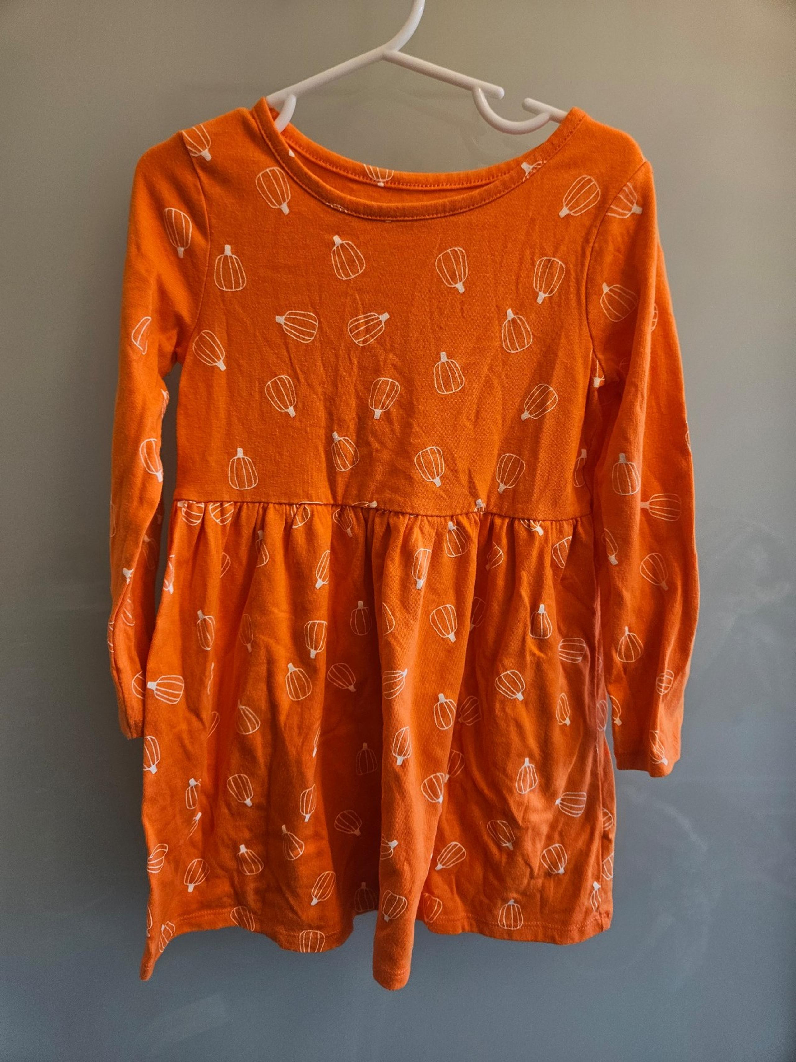 Cat and jack toddler girl halloween/fall dress 5t