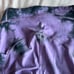 Lululemon Power Thru High Rise - WITH POCKETS - purple & black tie dye - Size 6