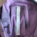 Lululemon Power Thru High Rise - WITH POCKETS - purple & black tie dye - Size 6