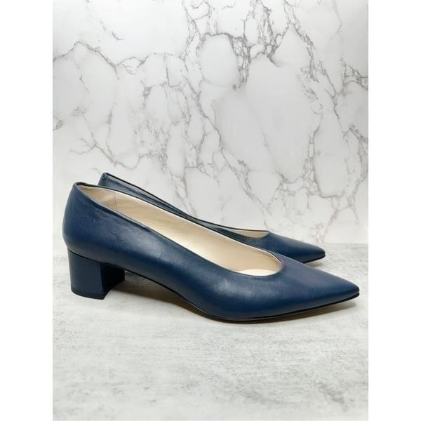 Amalfi Pumps Womens Size 12.5 Blue Pavone Parmasoft Pointed Toe Cushioned New