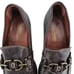 Donald J. Pliner Signature Bit Loafers Mens 9.5 Brown Pebble Leather Dress Shoes