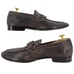 Donald J. Pliner Signature Bit Loafers Mens 9.5 Brown Pebble Leather Dress Shoes