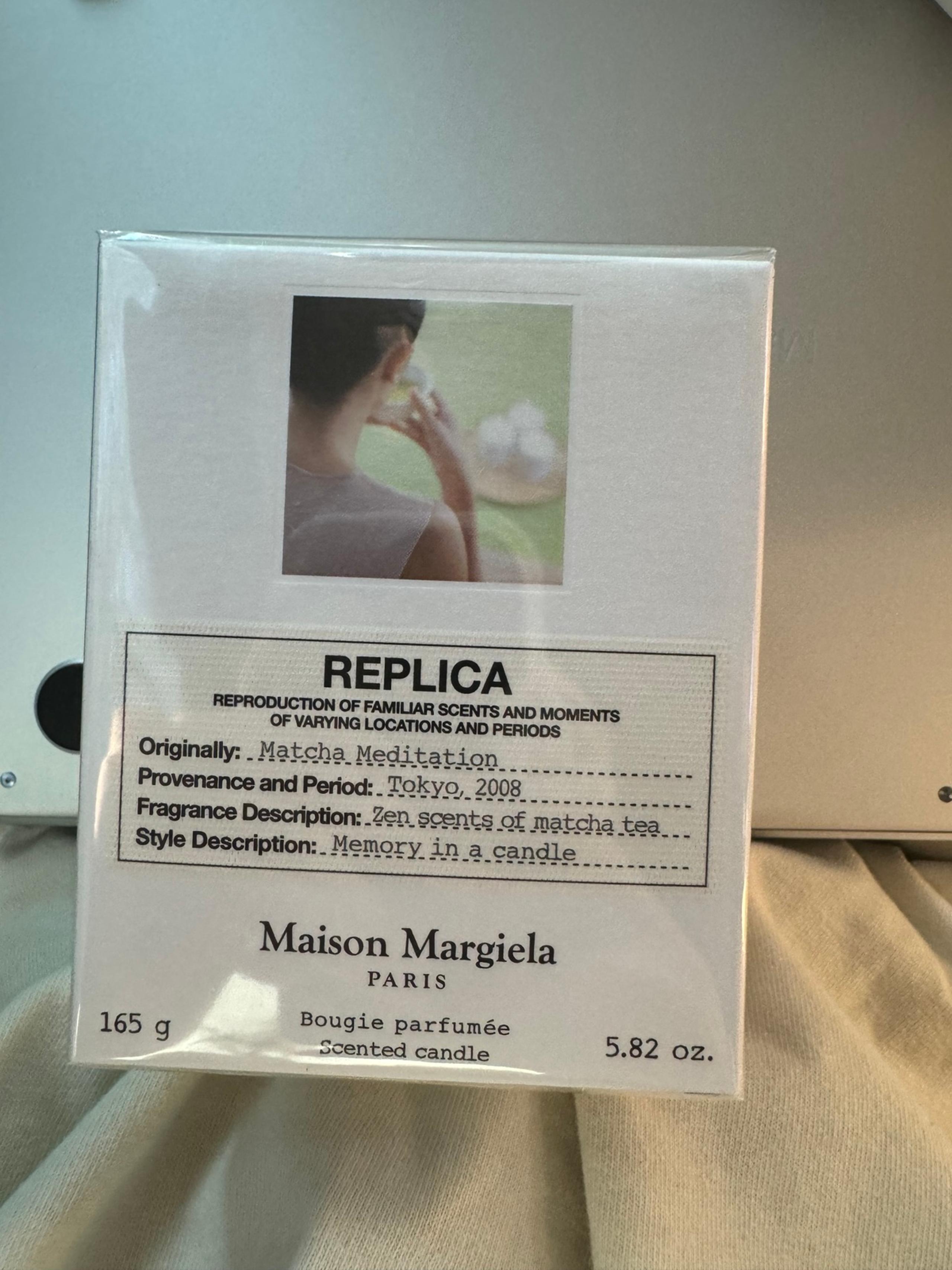replica matcha meditation candle