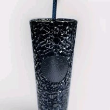 NWT, Starbucks, Chiseled Gemstone Midnight Blue 24oz Plastic Tumbler 2025