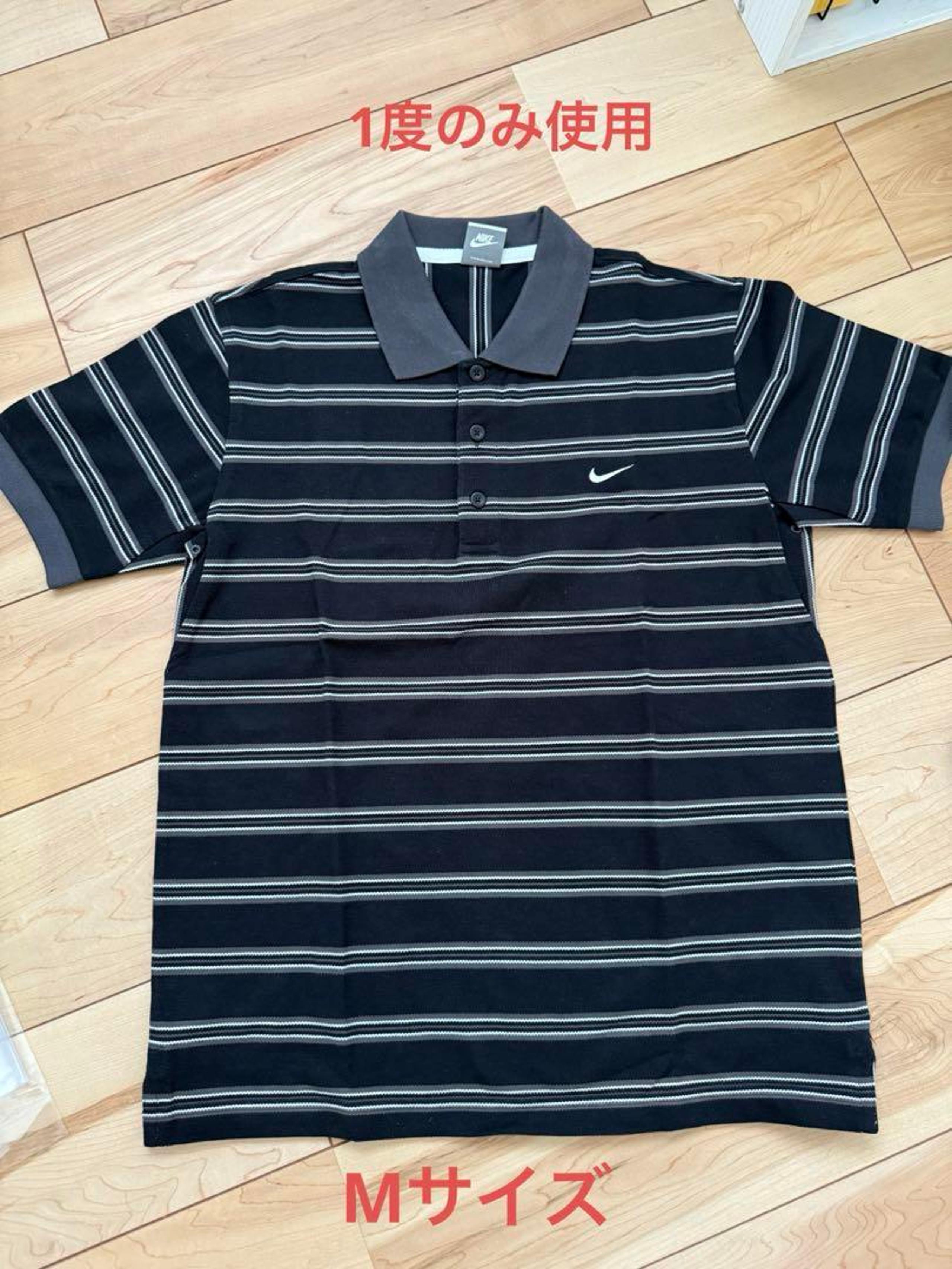 Men's Polo Shirt Black Border M Size - Nike