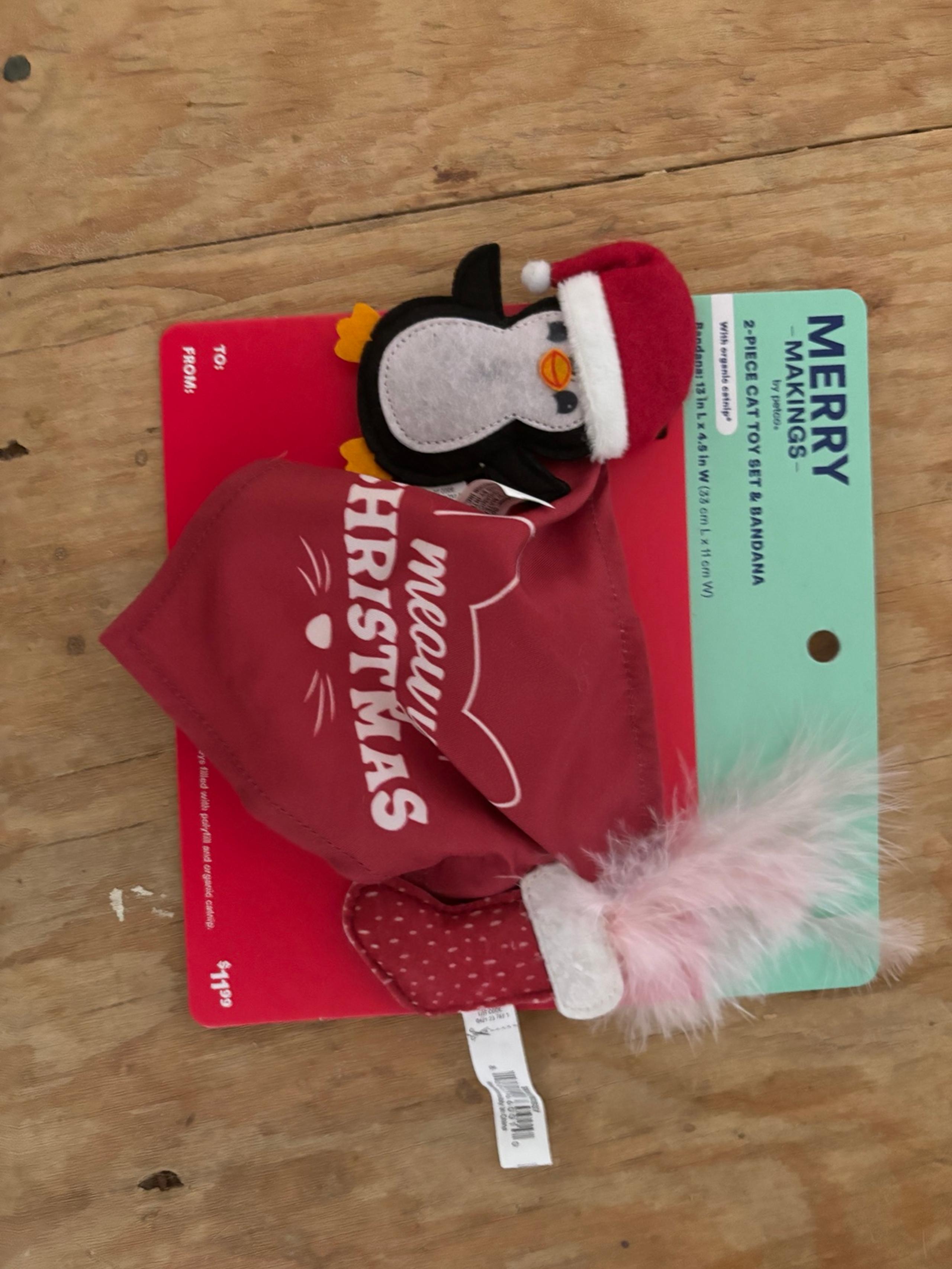 Christmas cat goodies