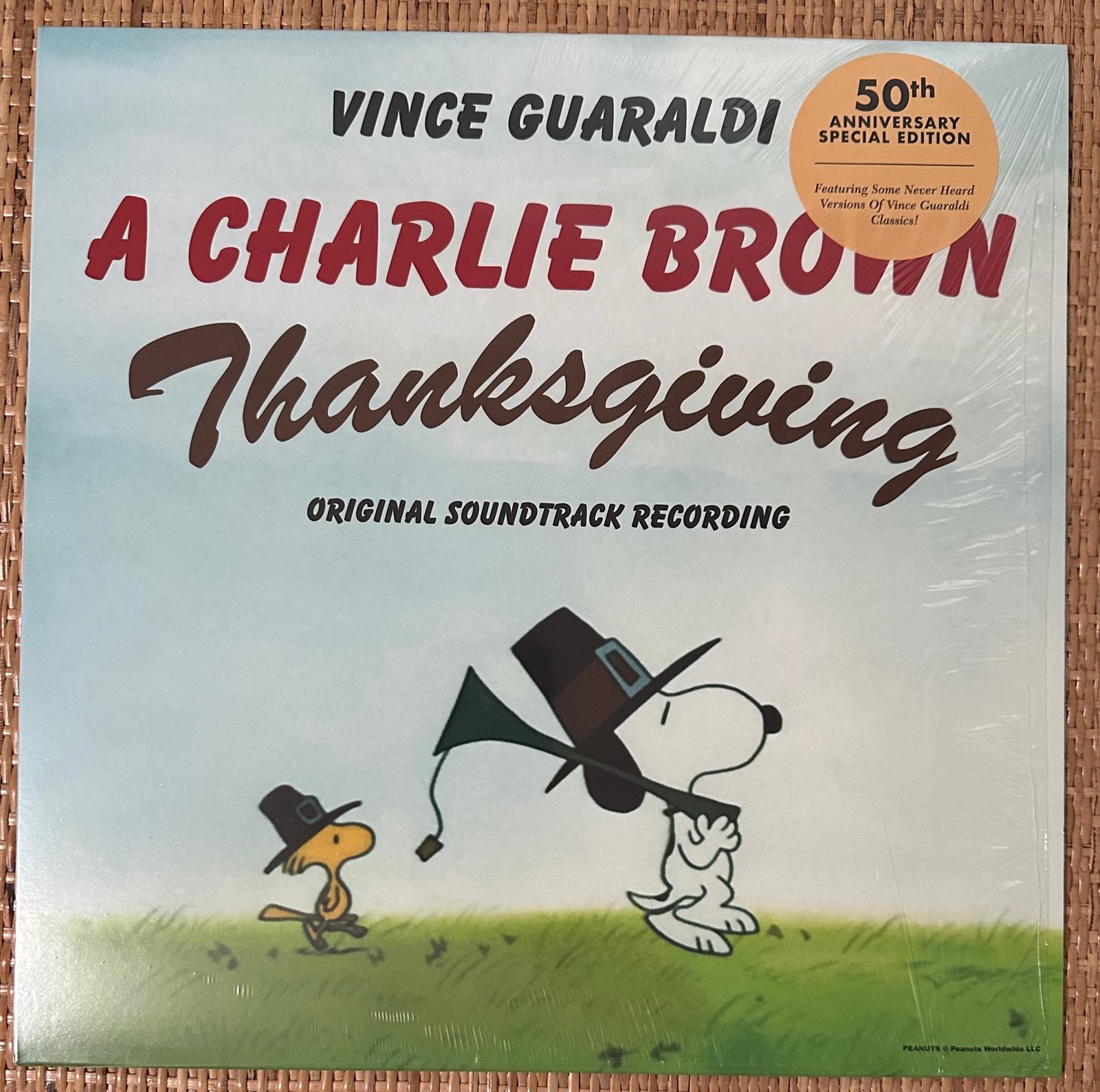 A Charlie Brown Thanksgiving Cranberry Vinyl