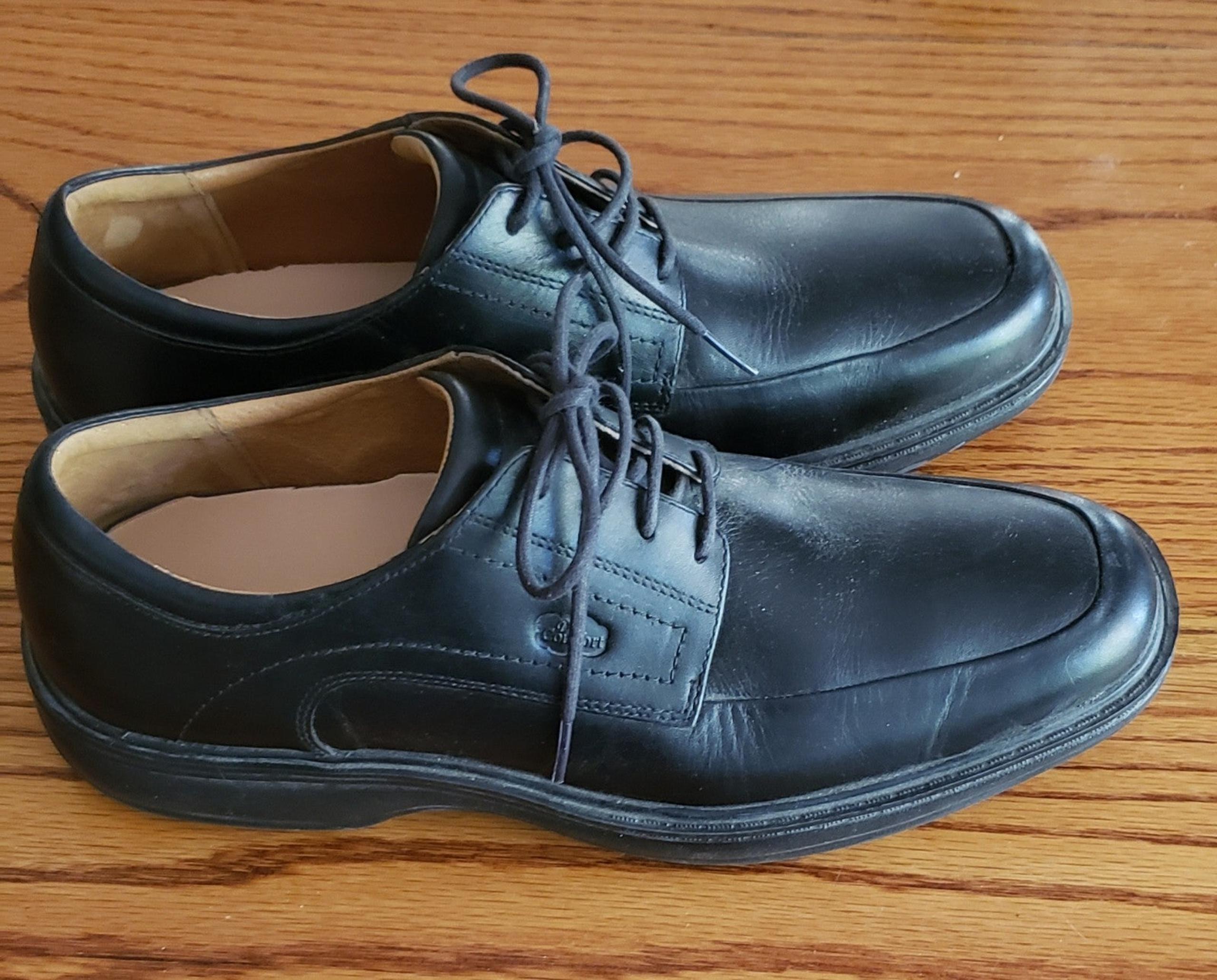 Black Dress Shoes Dr. Comfort 12M