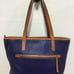 Dooney And Bourke Blue Lexington Leather Shoulder Bag