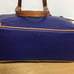 Dooney And Bourke Blue Lexington Leather Shoulder Bag