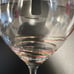 Set of 2 Gold Spiral Balloon Wine Glasses Handcrafted Mouth Blown In Poland
