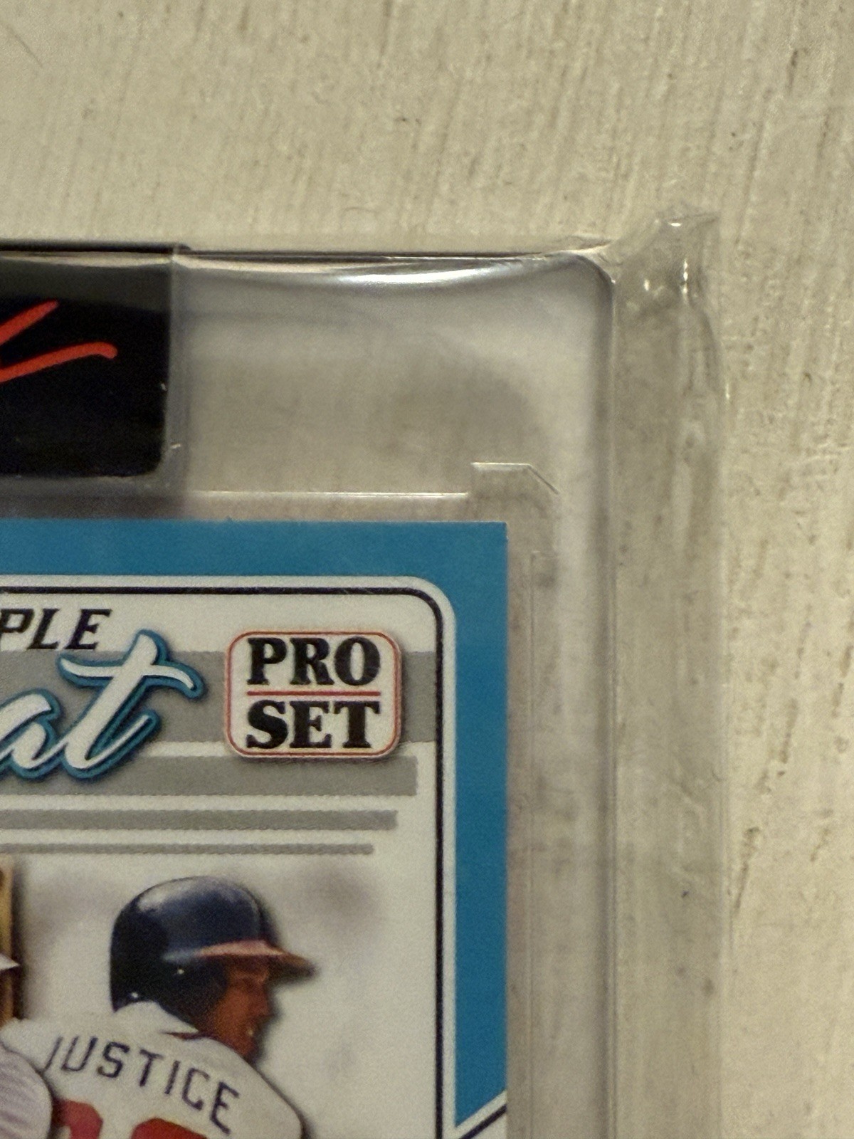 2022 Leaf Pro Set Triple Threat Auto Gold Chipper/Andruw /Justice /8 Braves