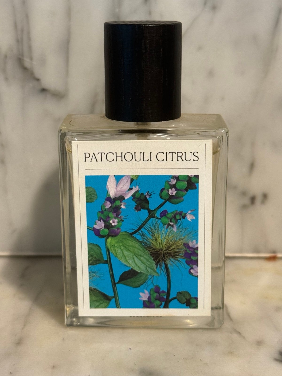 The 7 virtues Patchouli citrus perfume