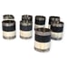Pottery Barn Set of 8 Napkin Rings Oval Metal Silver Each Ring Weighs 3.7 Oz