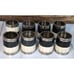 Pottery Barn Set of 8 Napkin Rings Oval Metal Silver Each Ring Weighs 3.7 Oz