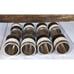 Pottery Barn Set of 8 Napkin Rings Oval Metal Silver Each Ring Weighs 3.7 Oz