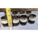 Pottery Barn Set of 8 Napkin Rings Oval Metal Silver Each Ring Weighs 3.7 Oz