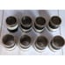 Pottery Barn Set of 8 Napkin Rings Oval Metal Silver Each Ring Weighs 3.7 Oz