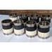 Pottery Barn Set of 8 Napkin Rings Oval Metal Silver Each Ring Weighs 3.7 Oz