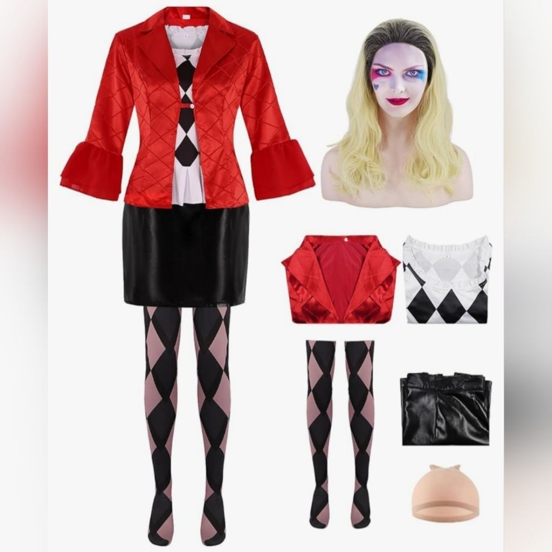Joker: Folie à Deux Harley Quinn Lady Gaga Cosplay Costume Halloween Cosplay
