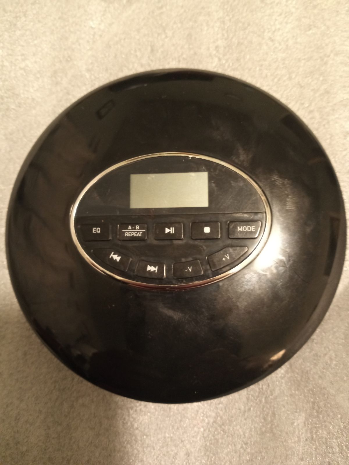 Loud Portable Black CD Player