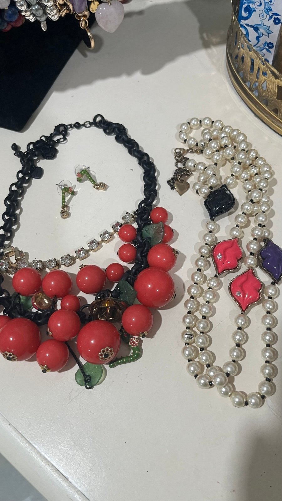 Betsey Johnson vintage necklaces