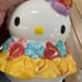 Hello Kitty pineapple cookie jar