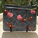 Coach Corner Zip Wristlet In Signature Canvas With Cherry Print Wallet Bag Purse