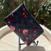 Coach Corner Zip Wristlet In Signature Canvas With Cherry Print Wallet Bag Purse