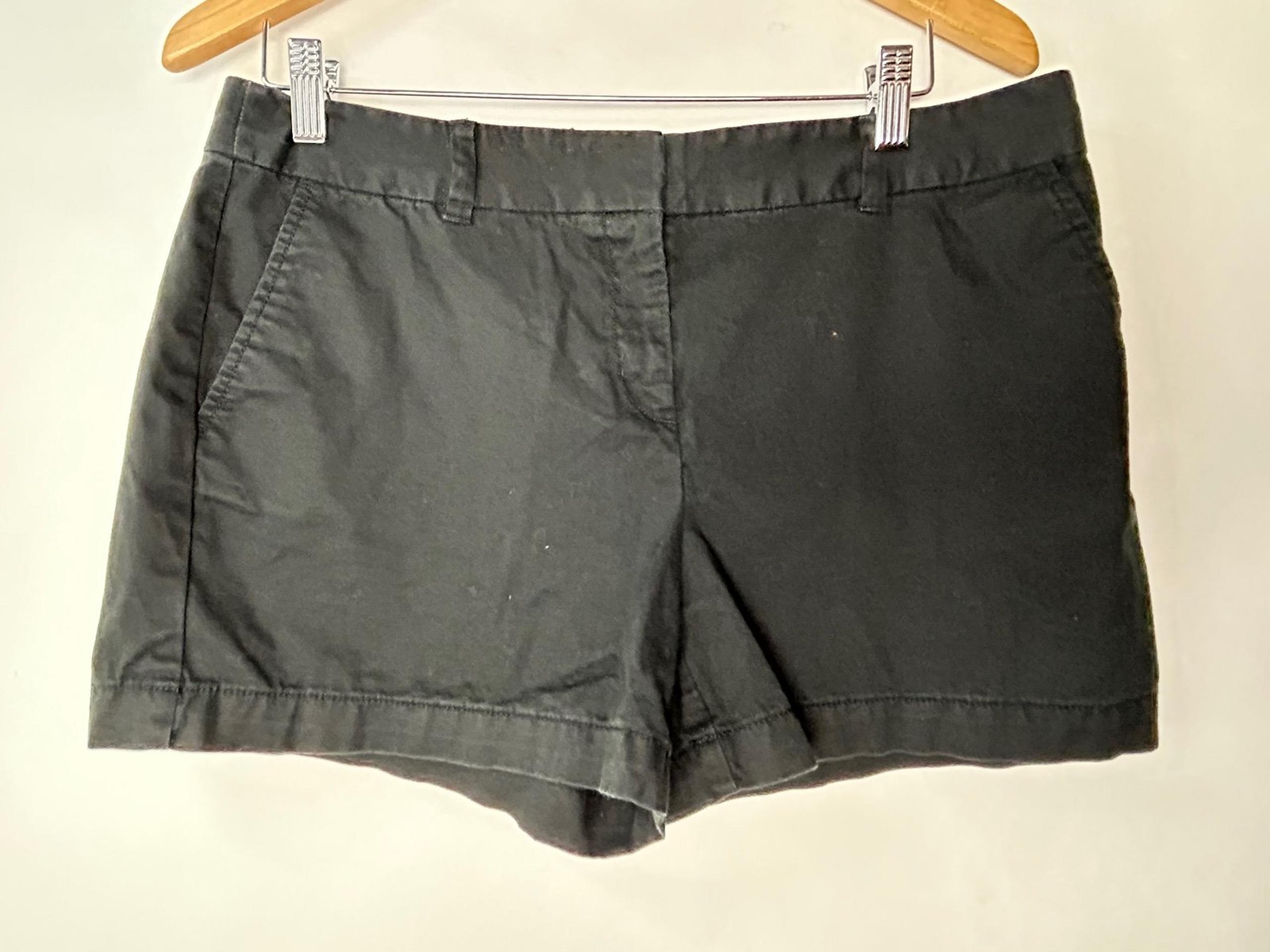 Ann Taylor Loft Black Chino Shorts Size 10 Women's