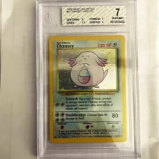 Pokemon Chansey HOLO R BGS 7