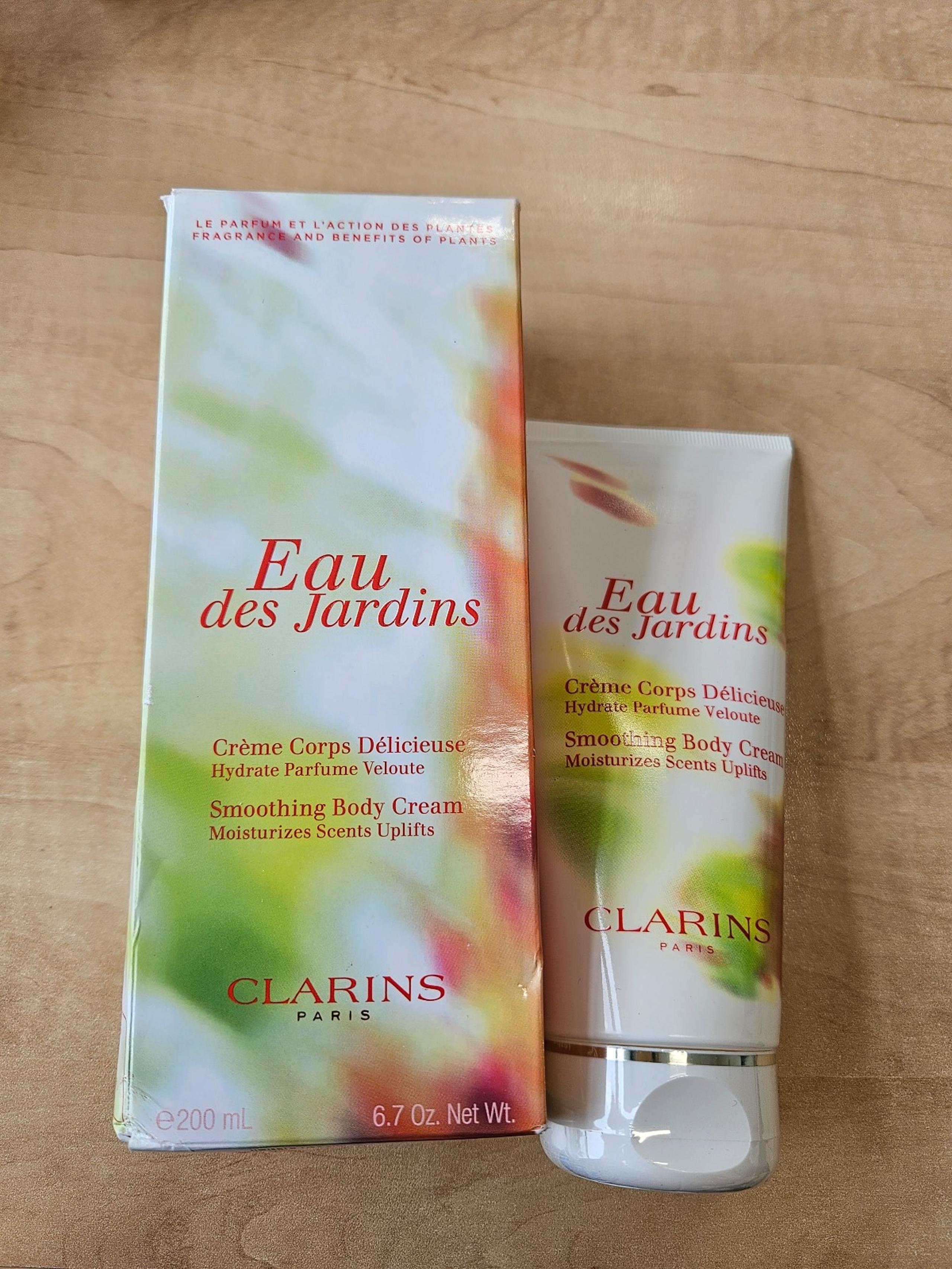Clarins Eau Des Jardins Body Cream 6.7oz