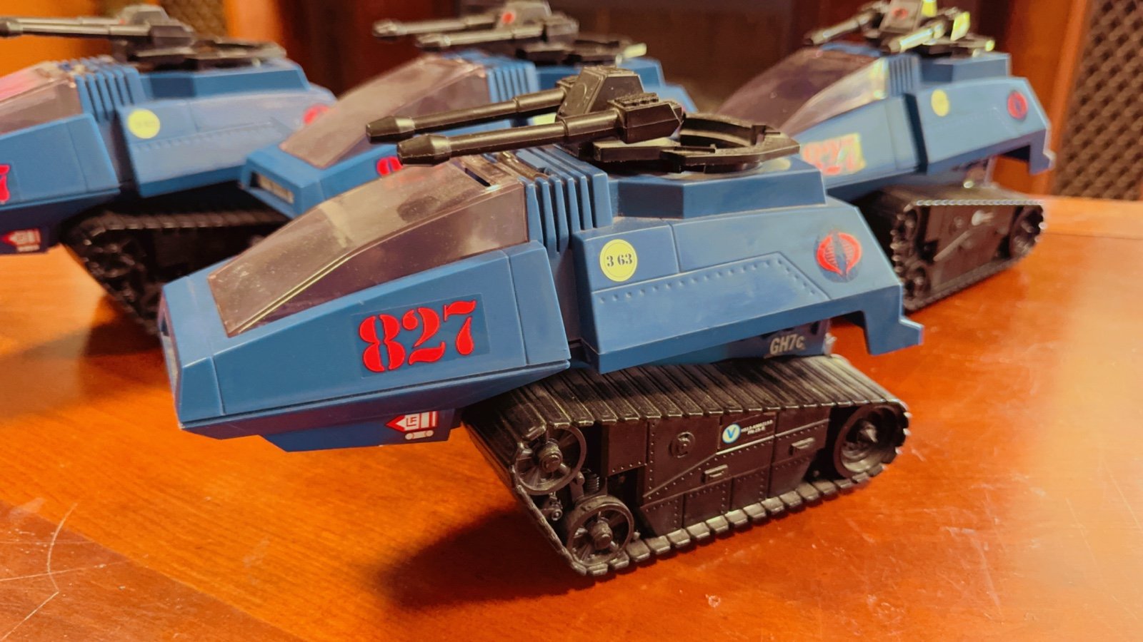2008 25TH ANNIVERSARY G.I. JOE COBRA H.I.S.S. HISS III TANK TARGET