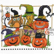 RARE Boo Friends Counted Cross Stitch